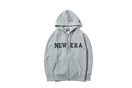 Youth スウェット フルジップ フーディー NEW ERA ロゴ グレー