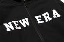 Youth スウェット フルジップ フーディー NEW ERA ロゴ ブラック