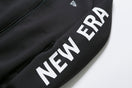 【ゴルフ】 ウォームアップ フルジップ フーディー NEW ERA ロゴ ブラック × ホワイト