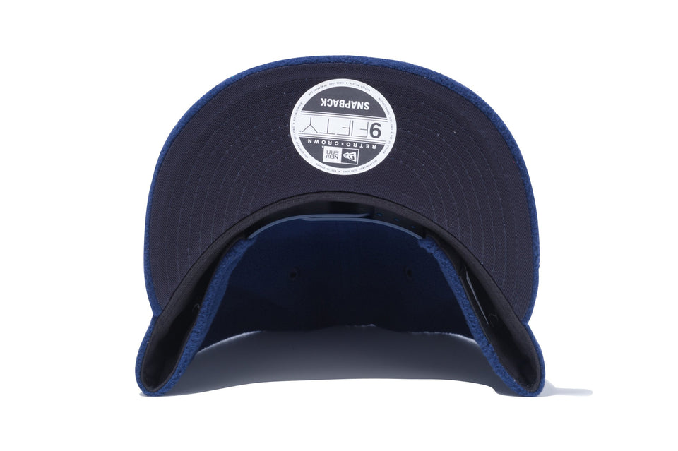 RC 9FIFTY フラットバイザー マイクロフリース ネイビー ラバーパッチ