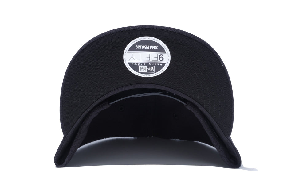 RC 9FIFTY フラットバイザー マイクロフリース ブラック ラバーパッチ