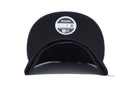RC 9FIFTY フラットバイザー マイクロフリース ブラック ラバーパッチ