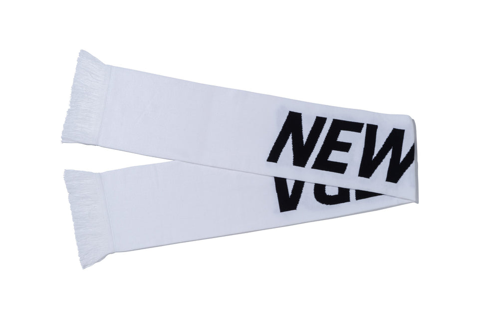 ニットスカーフ NEW ERA ロゴ ホワイト