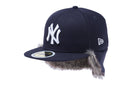 Kid's 59FIFTY フリップダウン イアーフラップ ニューヨーク・ヤンキース ネイビー × スノーホワイト