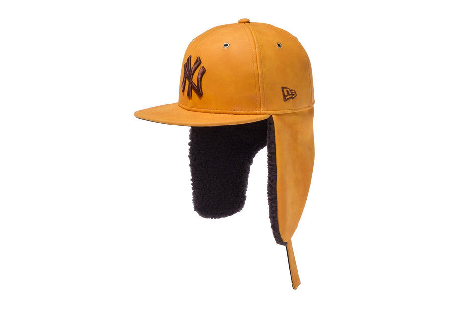 Kid's 59FIFTY Dog Ear シンセティック ヌバック ニューヨーク・ヤンキース イエローヌバック × ブラウン