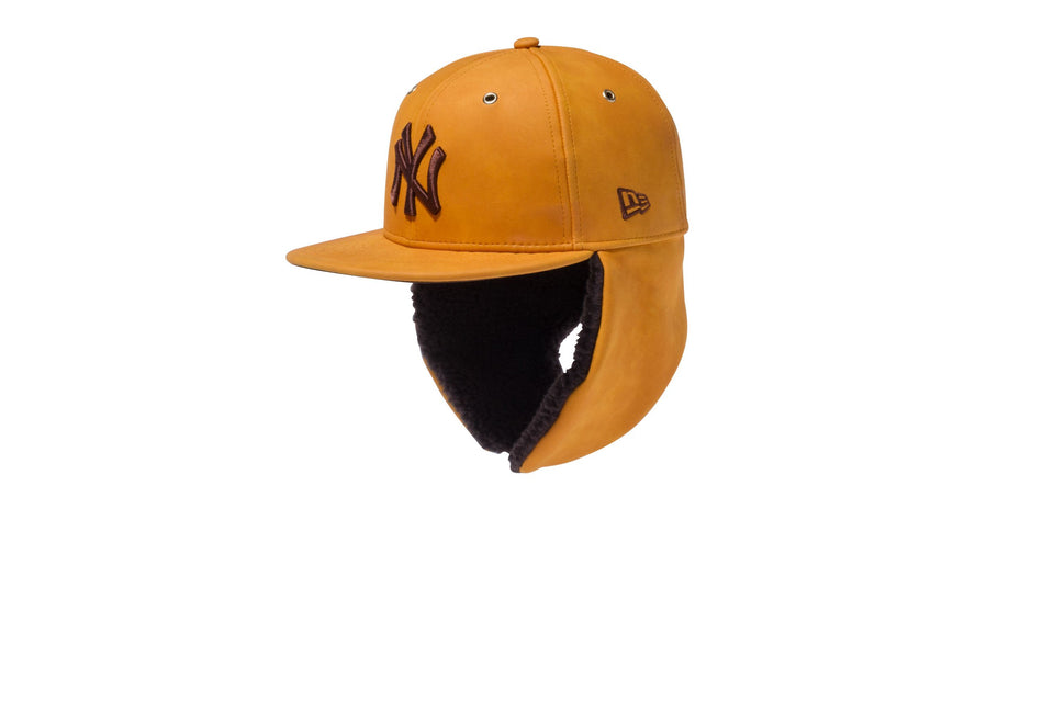 Kid's 59FIFTY Dog Ear シンセティック ヌバック ニューヨーク・ヤンキース イエローヌバック × ブラウン