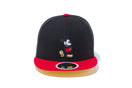 Kid's 59FIFTY ディズニー ミッキーマウス ブラック スカーレットバイザー