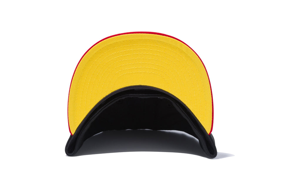 Kid's 59FIFTY ディズニー ミッキーマウス ブラック スカーレットバイザー