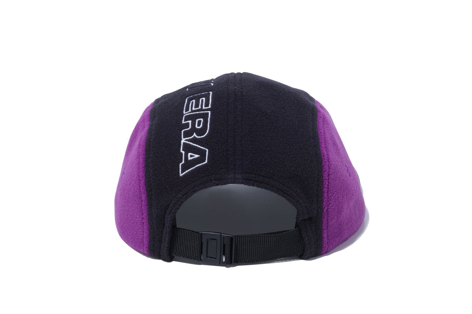 ジェットキャップ マイクロフリース NEWERA アウトライン ロゴ ブラック パープル ターコイズ
