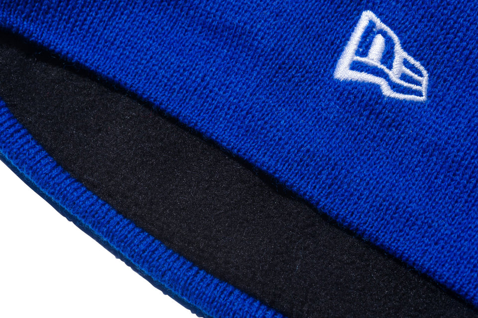ヘッドバンド ニットヘアバンド NEW ERA ロゴ ロイヤル