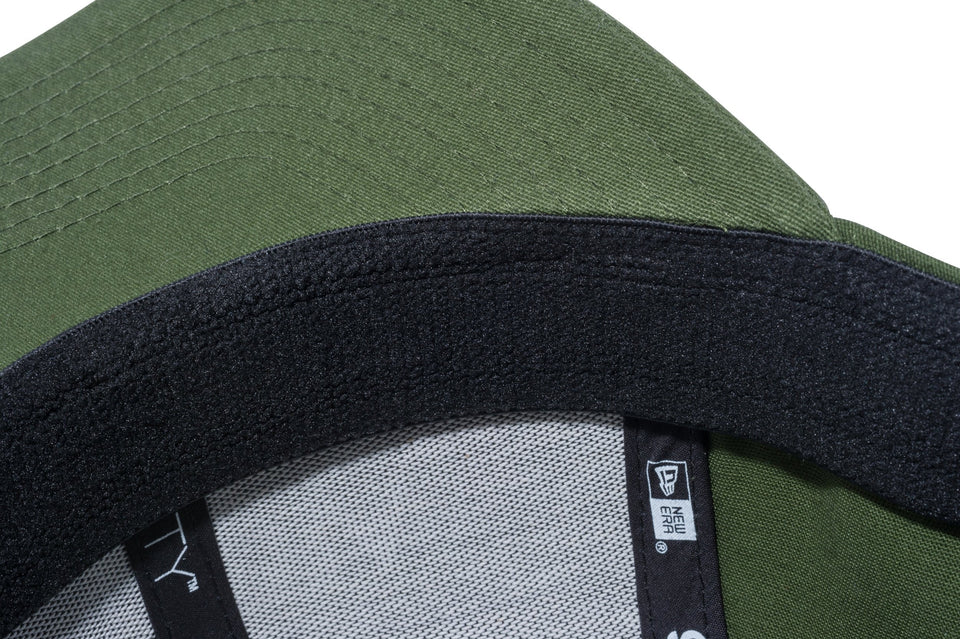 【ゴルフ】 9FIFTY ストレッチスナップ ストレッチコットン ウォッシャブル ニューエラ 1920 ライフルグリーン × スノーホワイト