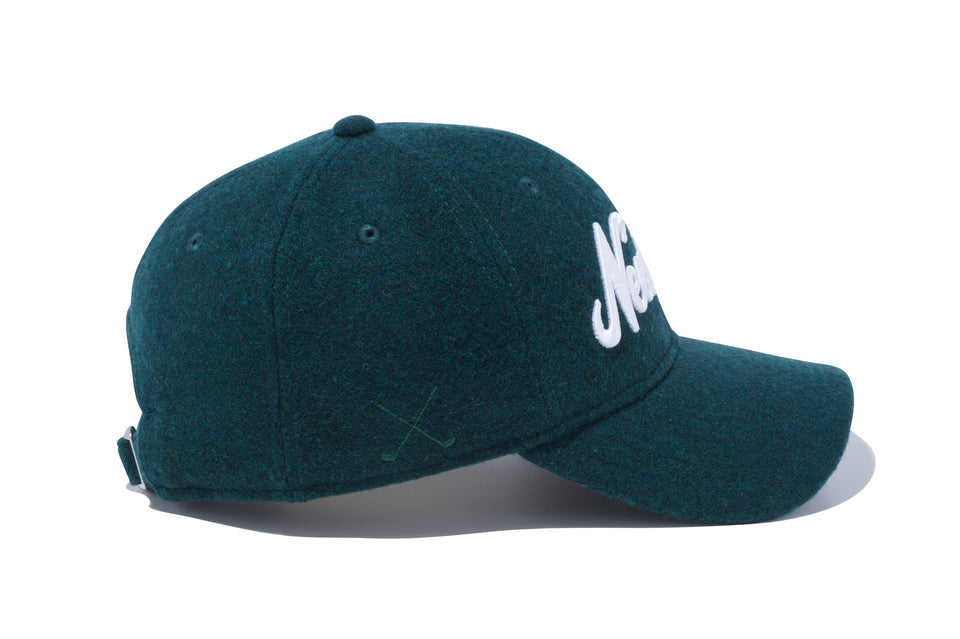 【ゴルフ】 9THIRTY クロスストラップ New Eraオールドロゴ ダークグリーン