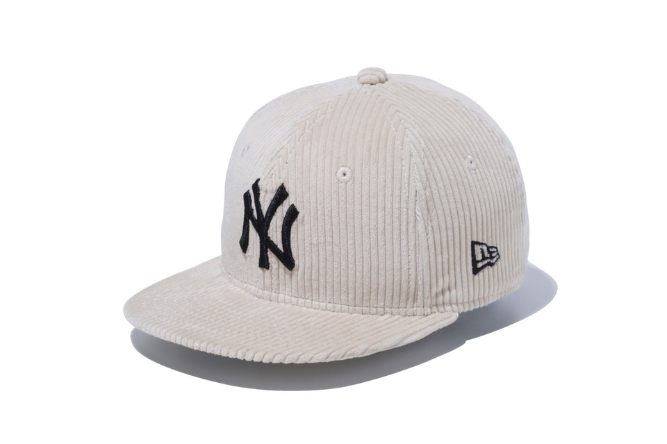 Child 9FIFTY コーデュロイ ニューヨーク・ヤンキース ライトベージュ × ブラック