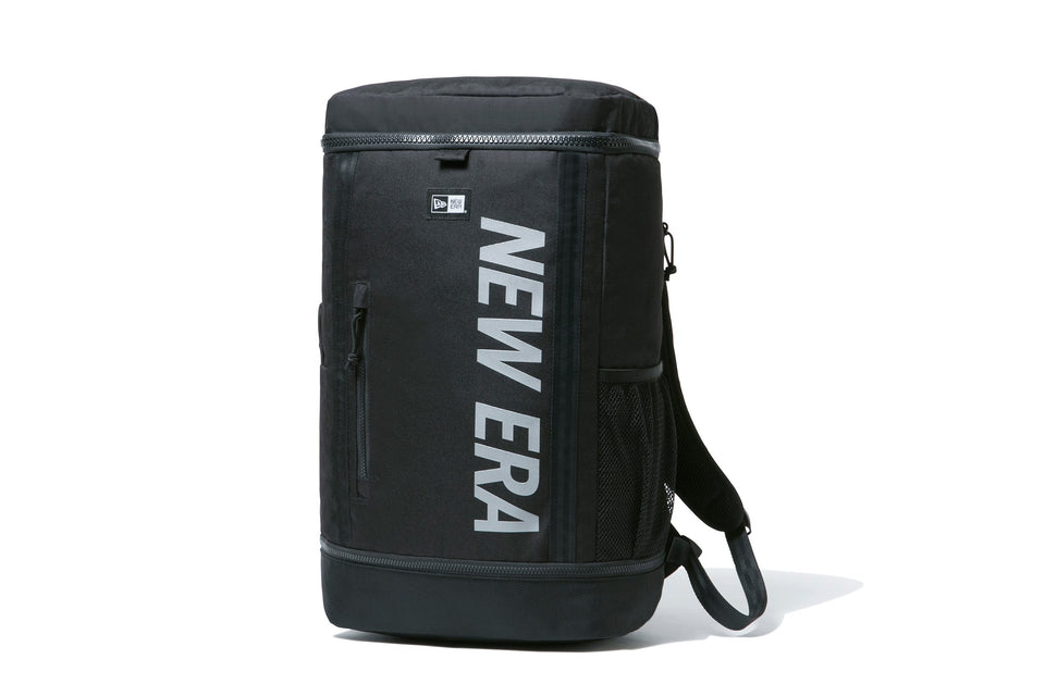 ボックスパック 26L プリントロゴ ブラック × リフレクトシルバー