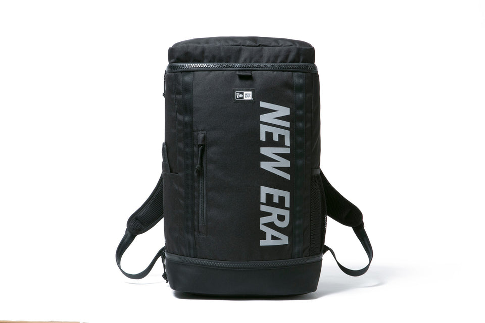 ボックスパック 26L プリントロゴ ブラック × リフレクトシルバー