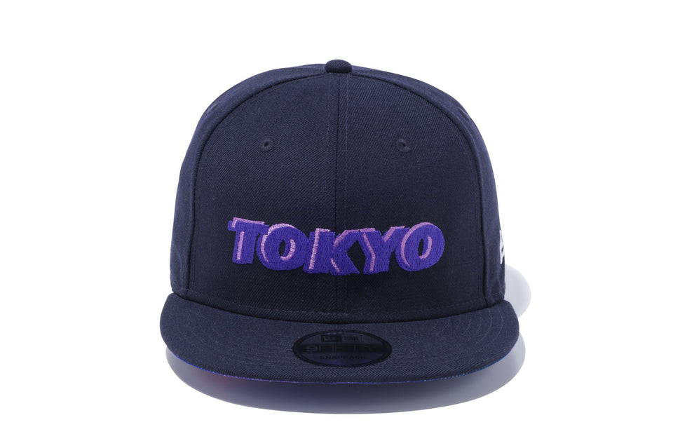 9FIFTY シティーランドスケイプ TOKYO タイポグラフィ ネイビー