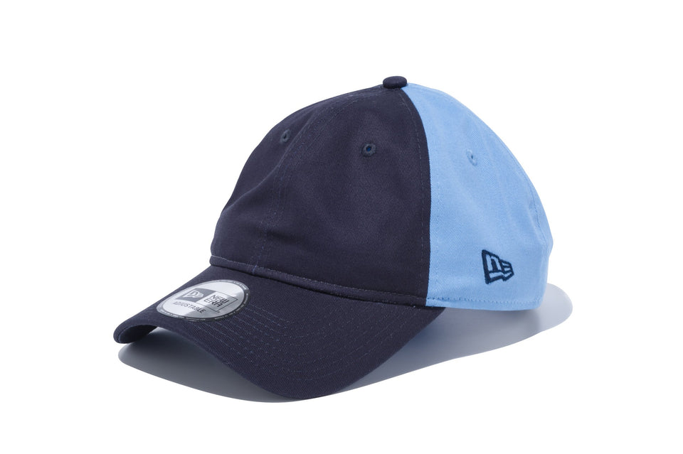 9THIRTY クロスストラップ 2トーン ネイビー スカイブルー
