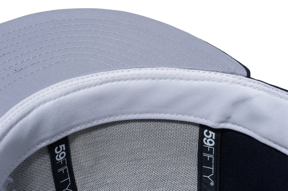 59FIFTY MLB ホームタウン エンブロイダリー ニューヨーク・ヤンキース ネイビー × スノーホワイト