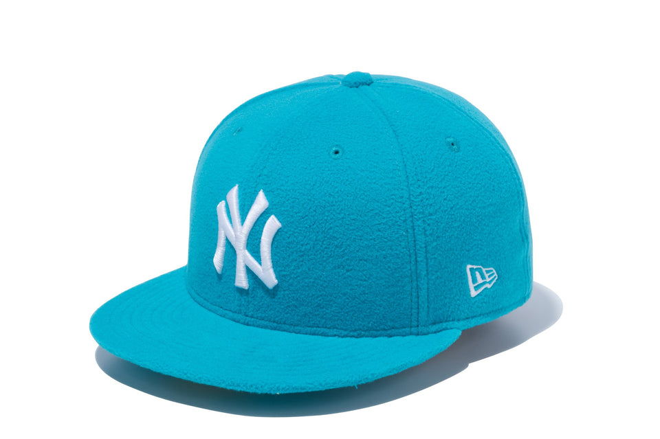59FIFTY マイクロフリース ニューヨーク・ヤンキース ターコイズ × スノーホワイト