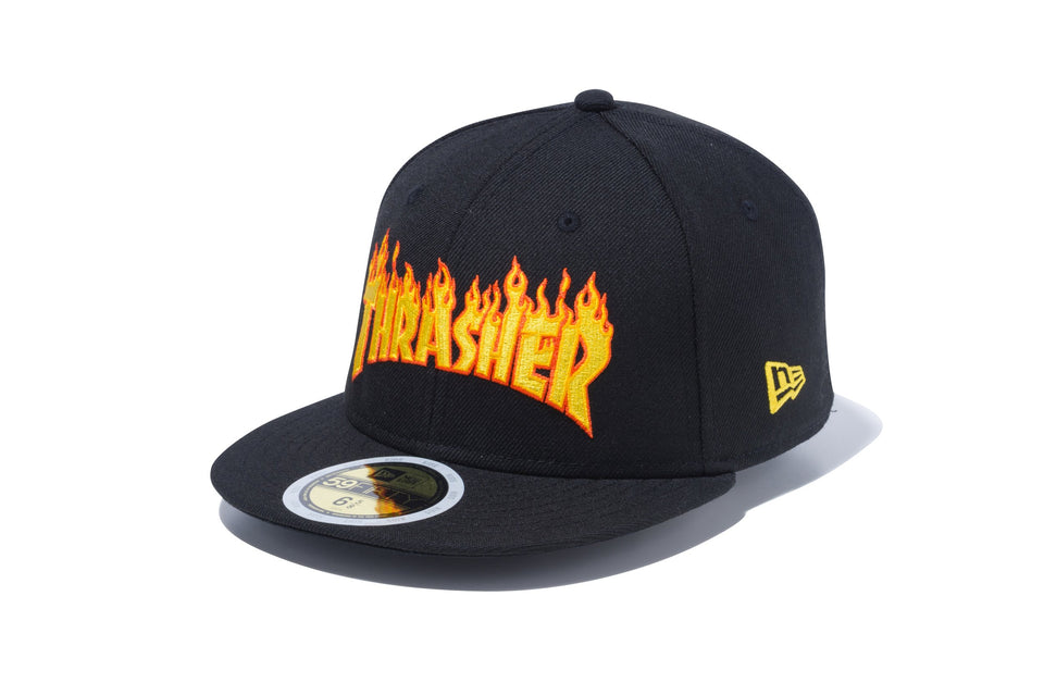 Kid's 59FIFTY THRASHER スラッシャー ファイヤーロゴ ブラック