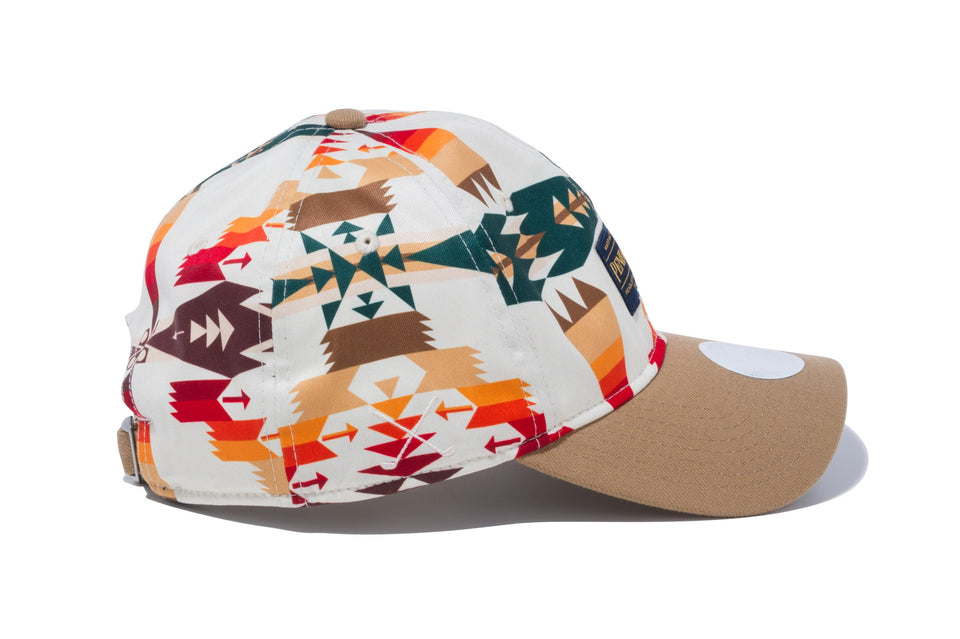 【ゴルフ】 WOMEN'S 9THIRTY クロスストラップ PENDLETON ペンドルトン ベージュ カーキバイザー