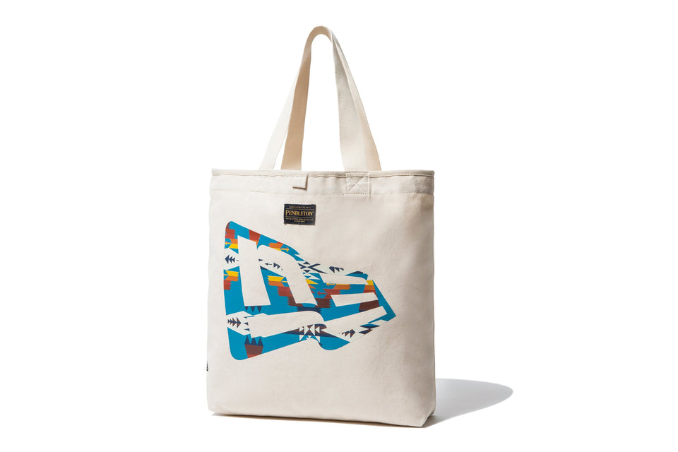 キャンバストート 14L PENDLETON ペンドルトン アイボリー × ターコイズ