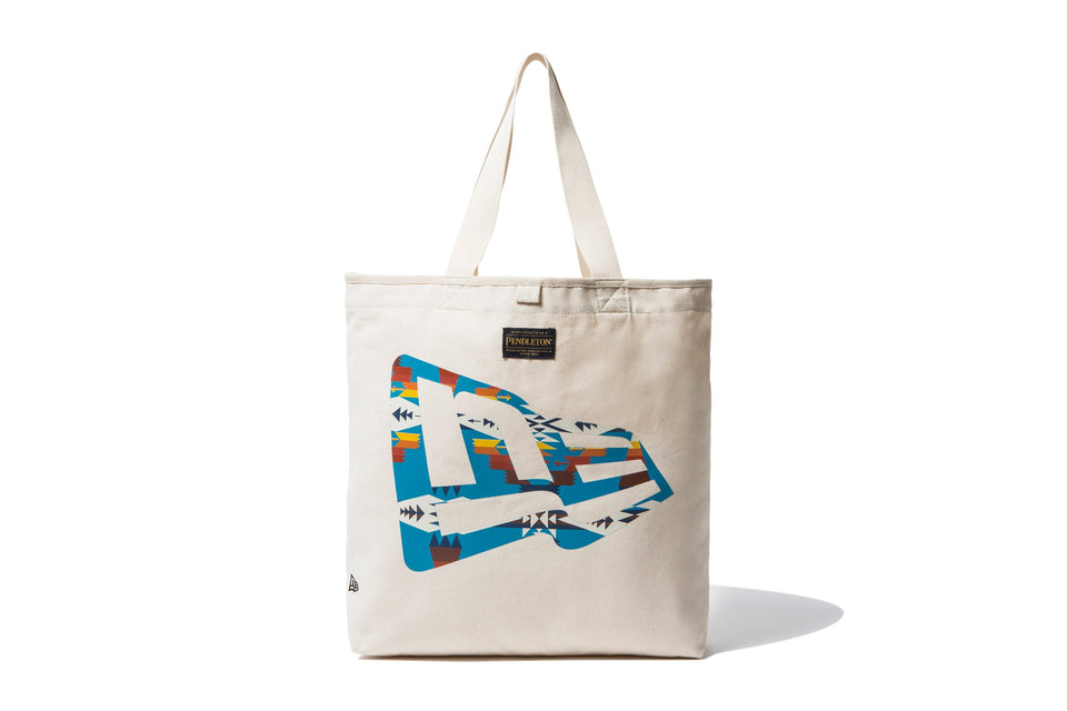 キャンバストート 14L PENDLETON ペンドルトン アイボリー × ターコイズ