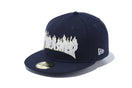 59FIFTY THRASHER スラッシャー ファイヤーロゴ ネイビー