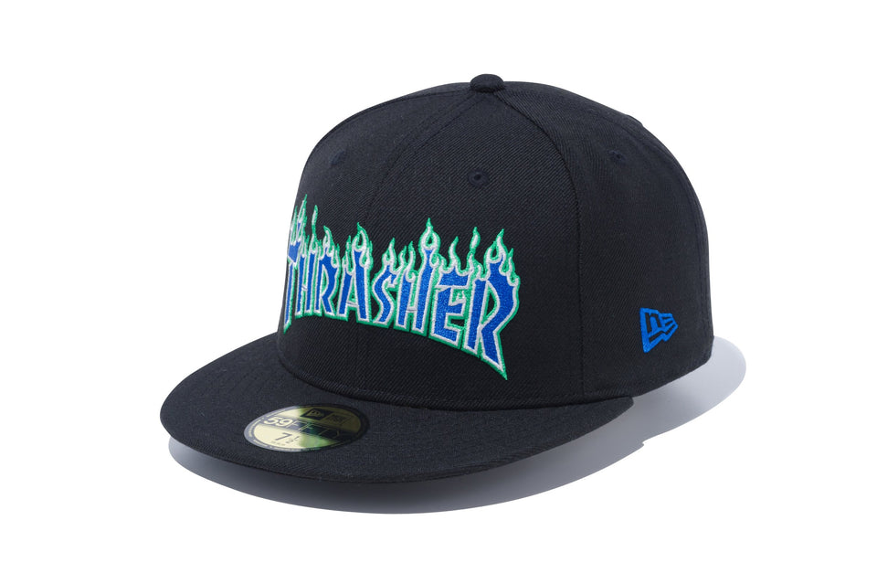 59FIFTY THRASHER スラッシャー ファイヤーロゴ ブラック