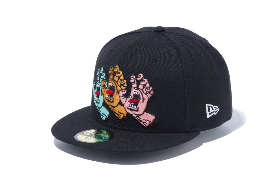 59FIFTY Santa Cruz サンタクルーズ Screaming Hand ブラック