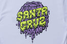 コットン Tシャツ Santa Cruz サンタクルーズ スライムドットロゴ ホワイト