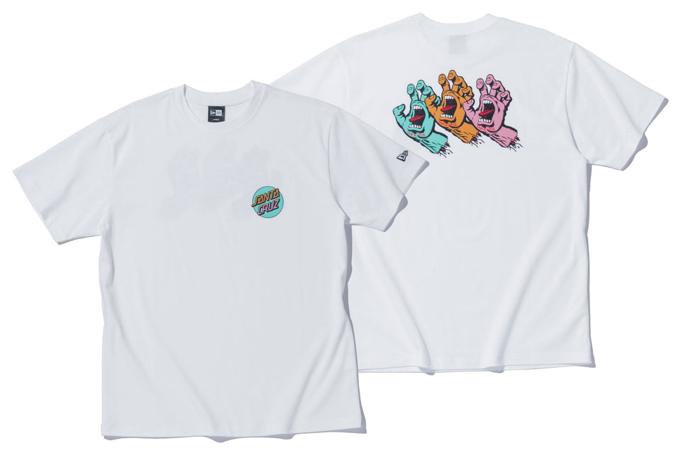 コットン Tシャツ Santa Cruz サンタクルーズ Screaming Hand ホワイト
