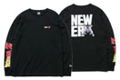 長袖 コットン Tシャツ ドラゴンボールZ ギニュー スクエアニューエラ ブラック