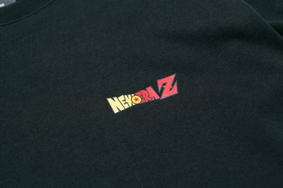 長袖 コットン Tシャツ ドラゴンボールZ ギニュー スクエアニューエラ ブラック