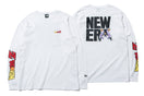 長袖 コットン Tシャツ ドラゴンボールZ ギニュー スクエアニューエラ ホワイト