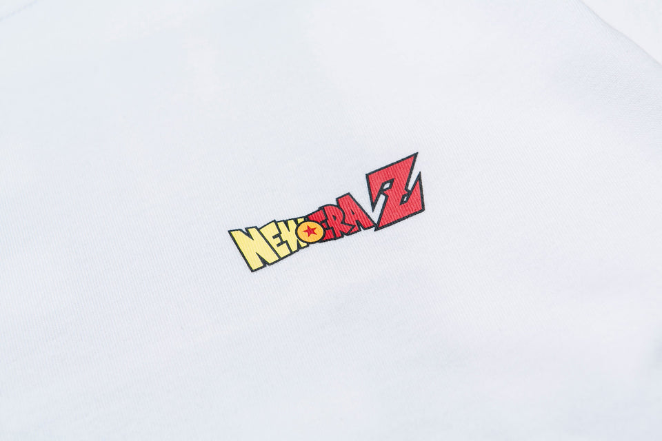 長袖 コットン Tシャツ ドラゴンボールZ ギニュー スクエアニューエラ ホワイト
