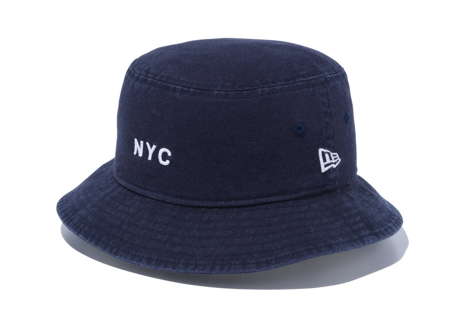 バケット01 NYC ミニロゴ ネイビー