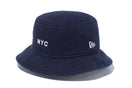バケット01 NYC ミニロゴ ネイビー