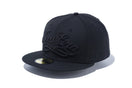 59FIFTY ニューエラ スクリプト ブラック × ブラック