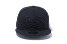 59FIFTY ニューエラ スクリプト ブラック × ブラック