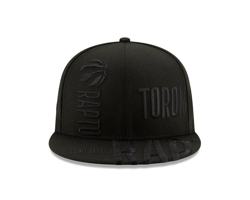 59FIFTY NBA TIP OFF トロント・ラプターズ ブラックオンブラック