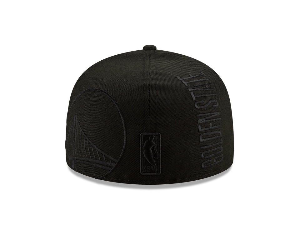 59FIFTY NBA TIP OFF ゴールデンステート・ウォリアーズ ブラックオンブラック