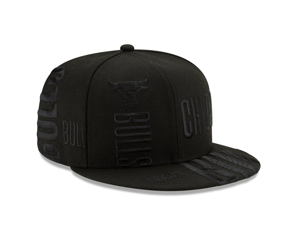 59FIFTY NBA TIP OFF シカゴ・ブルズ ブラックオンブラック