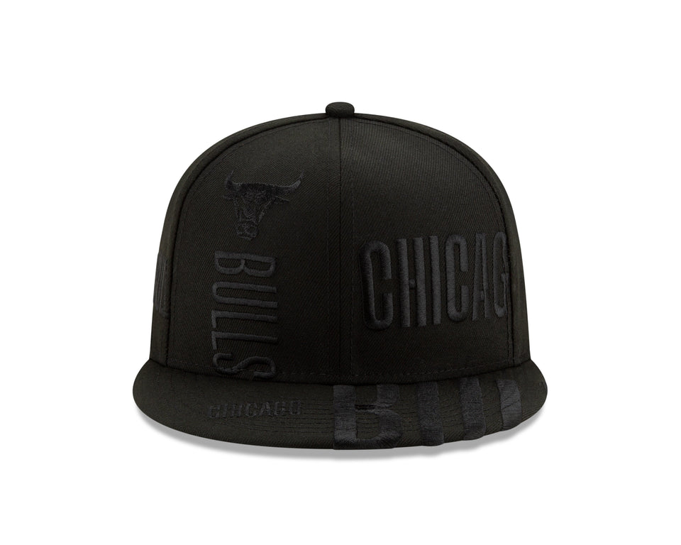 59FIFTY NBA TIP OFF シカゴ・ブルズ ブラックオンブラック