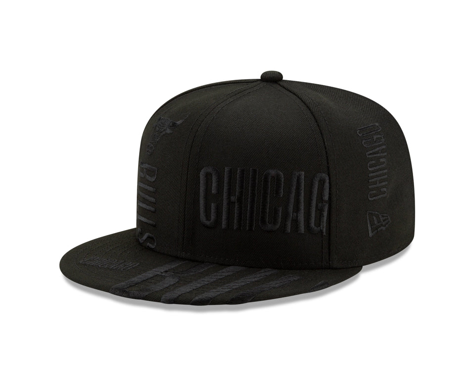 59FIFTY NBA TIP OFF シカゴ・ブルズ ブラックオンブラック