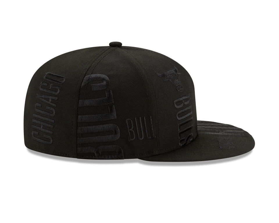 59FIFTY NBA TIP OFF シカゴ・ブルズ ブラックオンブラック
