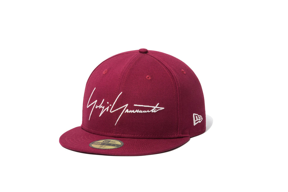 59FIFTY Yohji Yamamoto FW19 シグネチャーロゴ ダックカーディナル × クローム