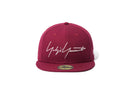 59FIFTY Yohji Yamamoto FW19 シグネチャーロゴ ダックカーディナル × クローム