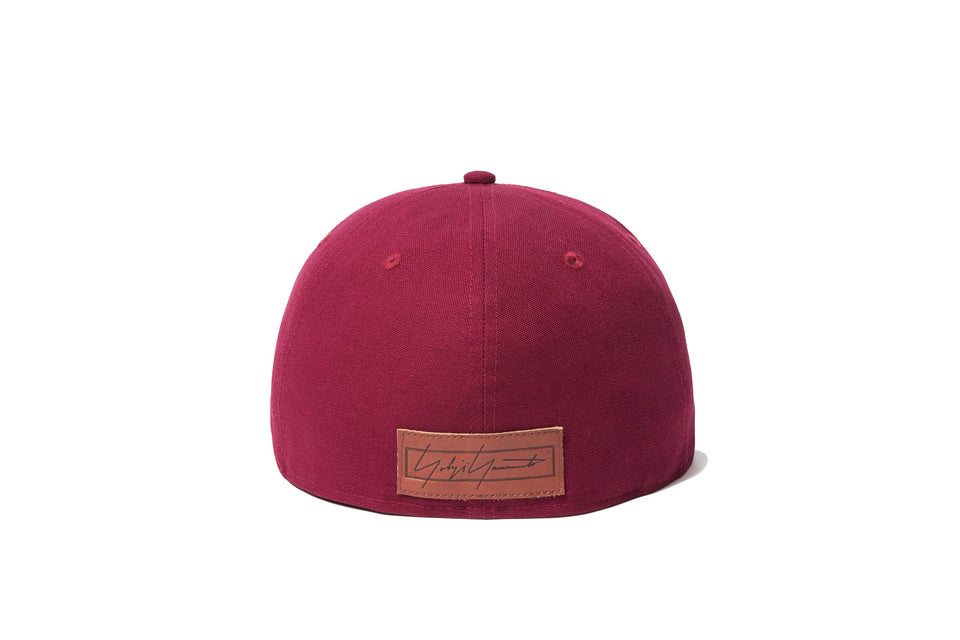 59FIFTY Yohji Yamamoto FW19 シグネチャーロゴ ダックカーディナル × クローム
