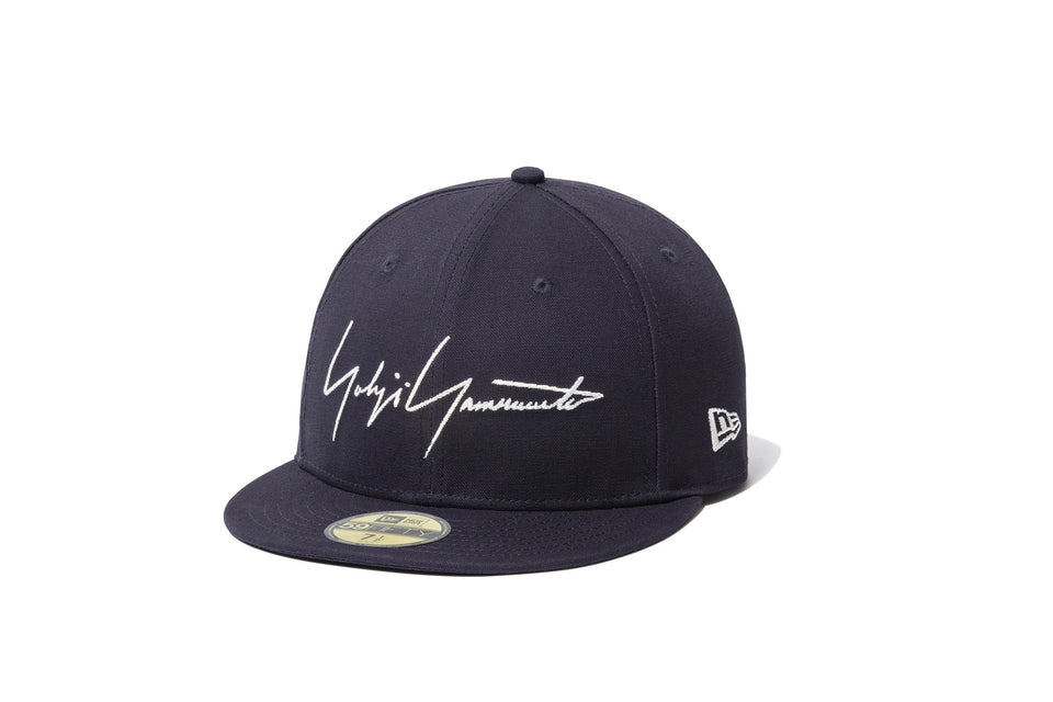 59FIFTY Yohji Yamamoto FW19 シグネチャーロゴ ダックネイビー × クローム
